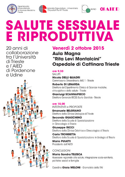 20 anni di salute riproduttiva Convegno aied al Cattinara di Trieste 2015 manchette